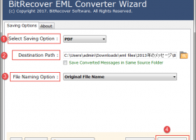 EML Files to PDF Converter screenshot