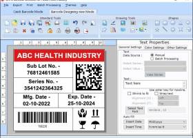 Pharmacy Product Barcode Making Software screenshot