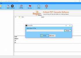 Regain Outlook PST Converter screenshot