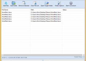 Word File Properties Editor screenshot
