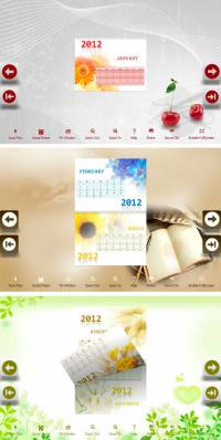 Flipbook_Themes_Package_Calendar_Pretty screenshot