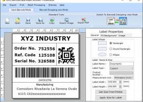 Custom Card & Label Maker Application screenshot