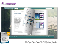 3DPageFlip Free PDF Flipbook Maker screenshot