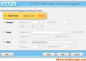 Birthday Card Design Software screenshot