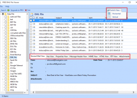 Thunderbird MBOX File Reader screenshot