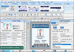 Integrated Visitors ID Card Software screenshot