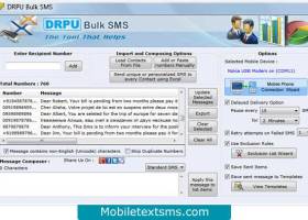Mobile Text Messaging Software screenshot