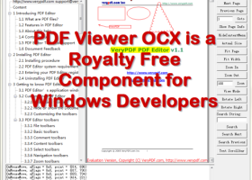 VeryUtils PDF Viewer OCX Component screenshot