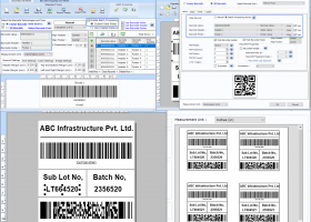 Industrial Barcode Label Maker Software screenshot