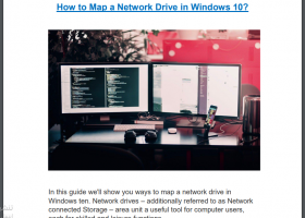 How to Map a Network Drive in Windows 10 screenshot