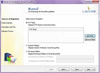 Kernel for Exchange to Novell GroupWise screenshot