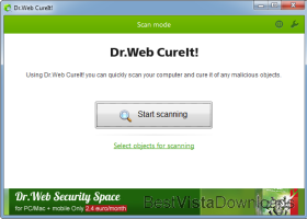 Dr.Web CureIt! screenshot