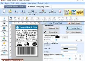 Pharmaceutical Barcode System screenshot