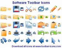 Software Toolbar Icon Library screenshot