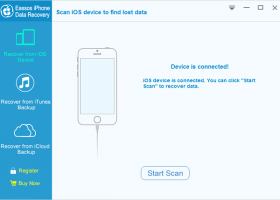 Eassos iPhone Data Recovery screenshot