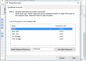 QBW Password screenshot
