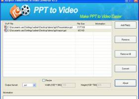 VeryPDF PowerPoint to Video Converter screenshot