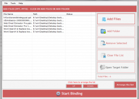 PowerPoint Files Binder screenshot