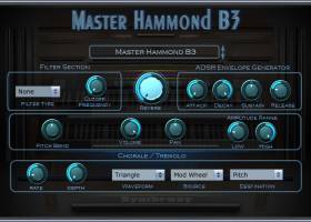 Master Hammond B3 VST VST3 AU screenshot