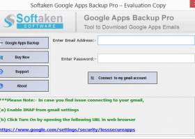 Softaken G Suite Backup Tool screenshot