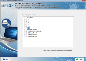 Aryson Windows Data Recovery Software screenshot