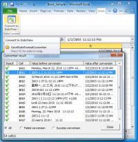 Excel Date Format Converter screenshot