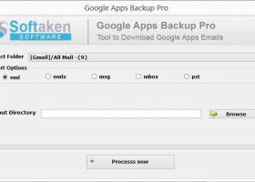 Google Apps backup Pro screenshot