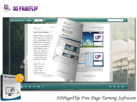 3DPageFlip Free Page Turning Software screenshot