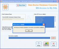MDB to MySQL Converter screenshot