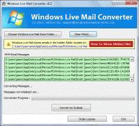 Windows Live Mail Converter Software screenshot