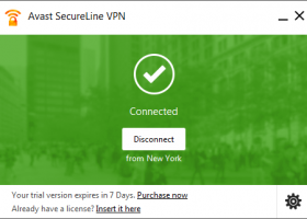 Avast SecureLine VPN for Windows screenshot