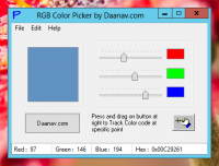 RGB Color Picker screenshot