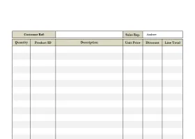VAT Service Invoice Form screenshot
