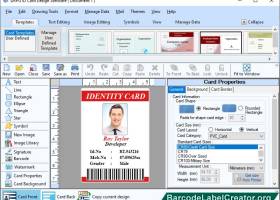 Employee ID Badges Creator screenshot