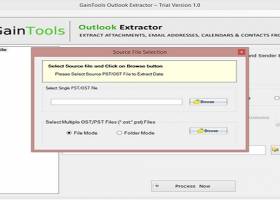 GainTools Outlook Extractor screenshot
