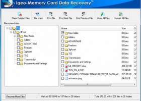 IGEO MEMORY CARD DATA RECOVERY screenshot