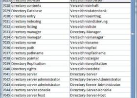 Dataprocessing Dictionary English German screenshot