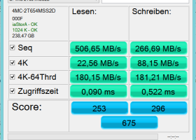 AS SSD Benchmark screenshot
