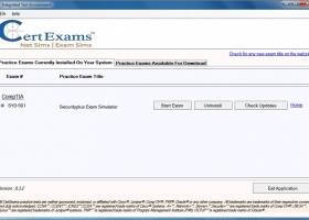 Security+ SY0-501 Practice Exams screenshot