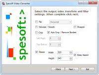 Spesoft Free Video Converter screenshot
