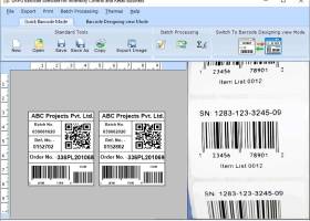 Retail Barcoding & Labeling Application screenshot