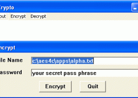 MarshallSoft Delphi AES Library screenshot