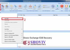 EDB Mail recovery screenshot