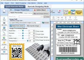 Aztec Data Matrix Barcode Labelling screenshot