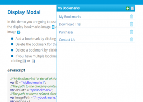 My Bookmarks using PHP screenshot
