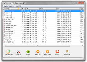 VeryUtils PCL to PDF Converter screenshot