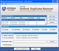 Free Remove Duplicates in Outlook screenshot
