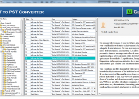 GainTools конвертер OST в EML Бесплатный screenshot