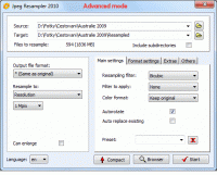 JPEG Resampler 2010 screenshot