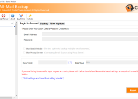 CubexSoft IMAP Backup screenshot